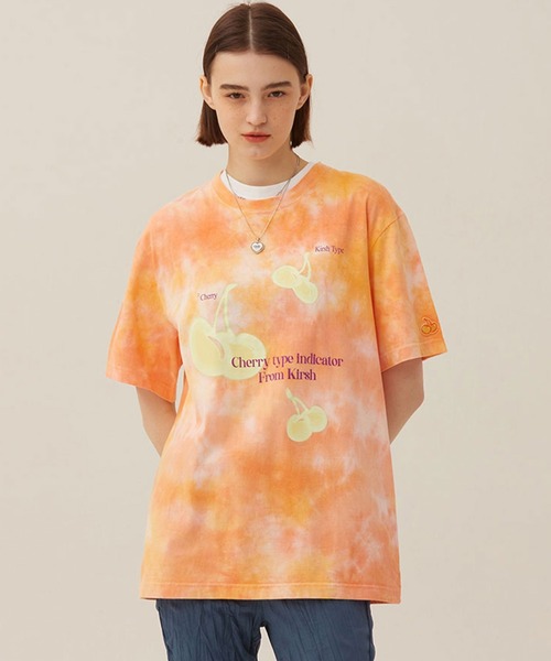 tシャツ KIRSH BIG CHERRY DYEING SHORT SLEEVE T-SHIRT LS キルシー ビッグチェリー タイダイTシャツ