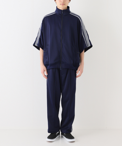 is-ness イズネス ナイロン トラックジャケット L is-ness アウター 「is-ness / イズネス」SHORT SLEEVE TRACK