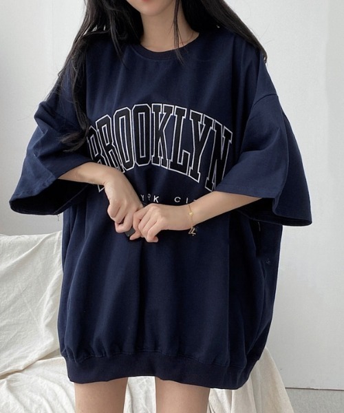 tシャツ Tシャツ レディース 「新色追加」BROOKLYNプリントオーバーＴシャツ｜zozo｜08