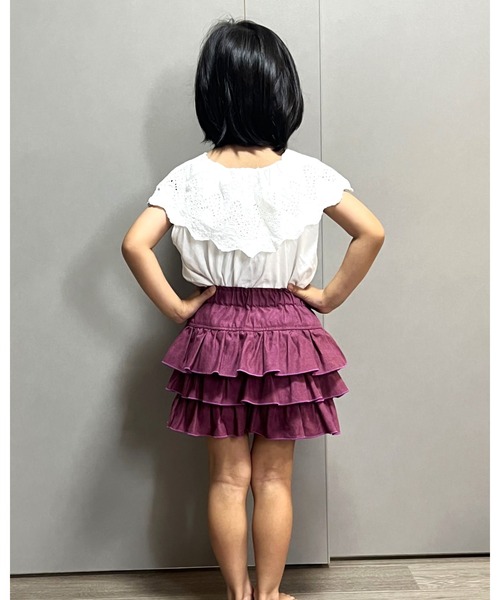 h.naoto フリルキュロット Yahoo!オークション -「h.naoto frill スカート」(ボトムス