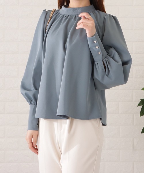 tシャツ long cuff lib cut pullover /ロングカフス テレコ リブ カット プルオーバー レディース KOBE LETTUCE ブラウス シャツ ロングカフスシャツ レディース