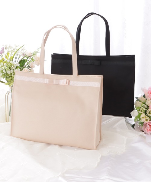 Lace Ladies クラッチバッグ パーティーバッグ グログランリボン