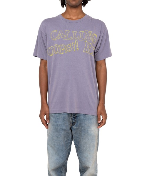 KAMIYA tシャツ 'CALLING' Printed Bleach T-shirt メンズ : ZOZOTOWN
