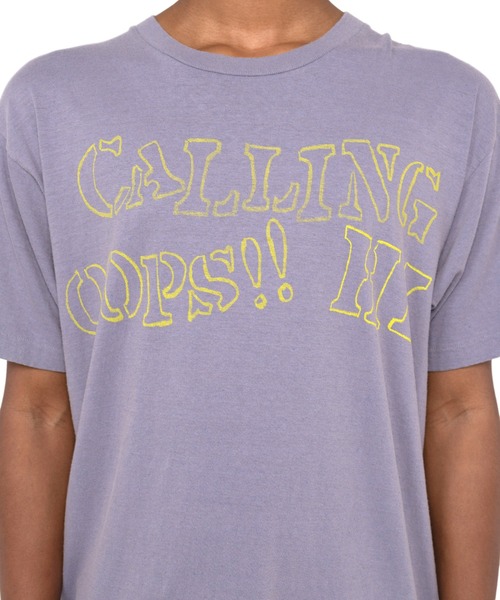 ごう　KAMIYA カミヤ 'CALLING' Printed KAMIYA tシャツ 'CALLING' Printed Bleach T-shirt メンズ : ZOZOTOWN