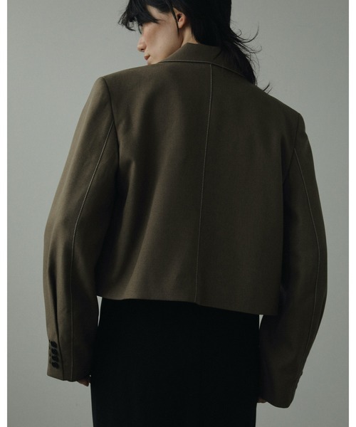 anuke ジャケット テーラードジャケット Heather Short Jacket