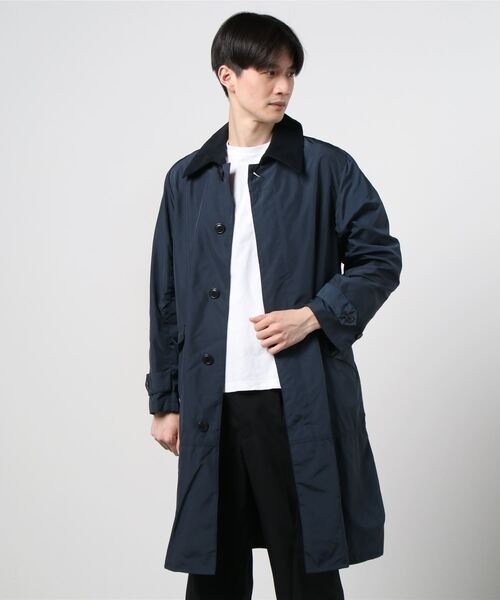 Barbour」 ステンカラーコート 40 ネイビー メンズ : 84311188 