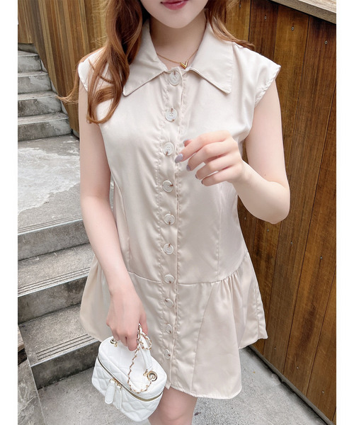 MIIA（ミーア） ワンピース 襟付きシャツワンピース : ZOZOTOWN Yahoo