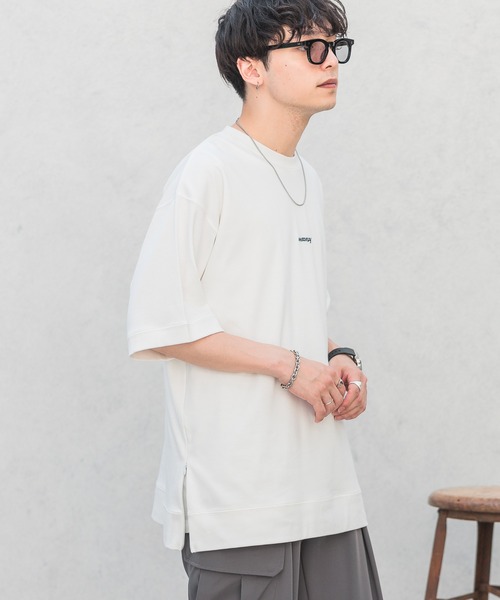 リバーシブル スムース Tシャツ ベーシック スムース クルーネック Tシャツ