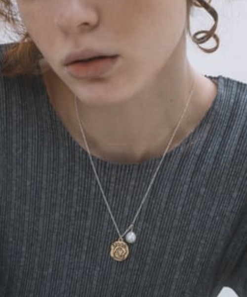 アクセサリー infaction 54 IRIS47｜aquarius necklace ネックレス コイン 星座モチーフ