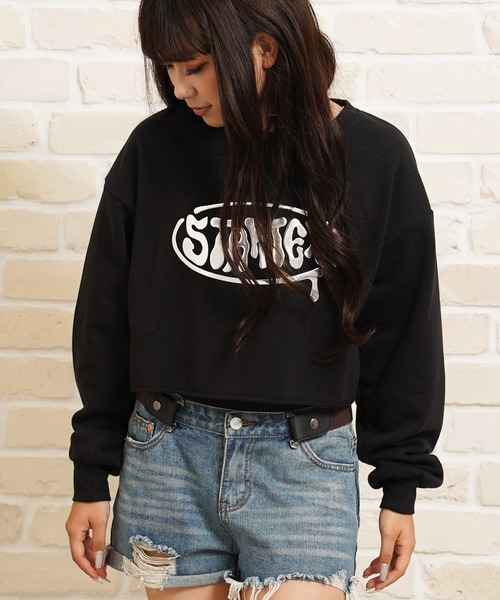 STARTER BLACK LABEL トレーナー スウェット メタルロゴ カット