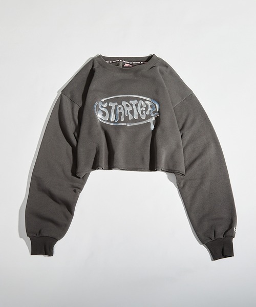 STARTER BLACK LABEL トレーナー スウェット メタルロゴ カット