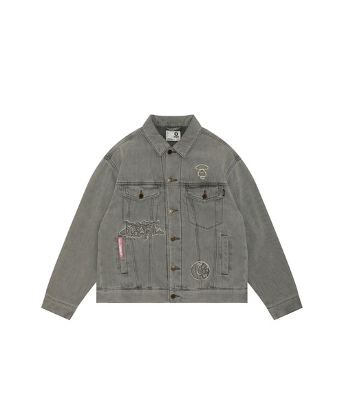 AAPE BY A BATHING APE デニムジャケット AAPE BY A BATHING APE デニムジャケット gジャン DENIM JACKET