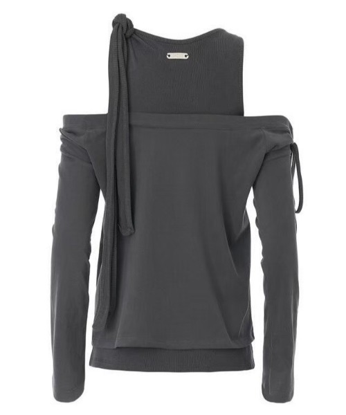 NACHE ロングスリーブT NACHE tシャツ 「NACHE」LAYERED TIE LONG SLEEVE レディース