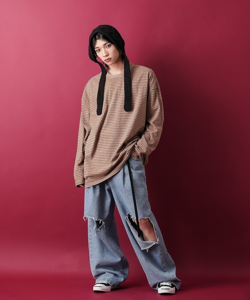 耳当て イヤーマフ an meets zakka ケーブルニットイヤーマフ