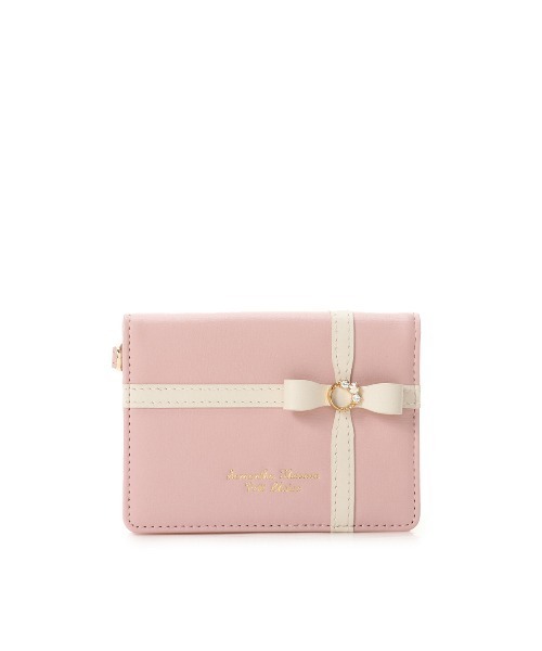 サマンサタバサプチチョイス Samantha Thavasa Petit Choice パスケース カードケース リボンラッピング マルチケース ミニ財布  ブランド 正規品 新品 ギフト プレゼント 人気 おすすめ 誕生日 記念日 クリスマス 送料無料 ラッピング無料 Samantha Thavasa Petit Choice（サマンサタバサプチチョイス） パス