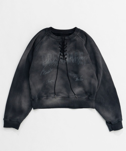 半額SALE★ MAISON SPECIAL Up Lace DRESSAGE スウェット トレーナー トップス