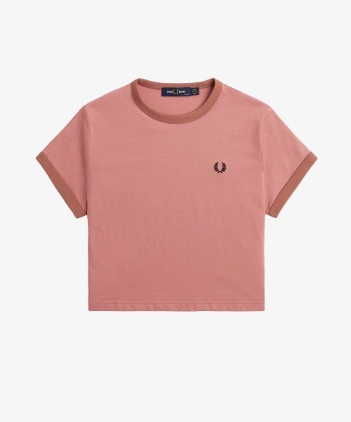 FRED PERRY tシャツ Cropped Ringer T-Shirt／クロップドT