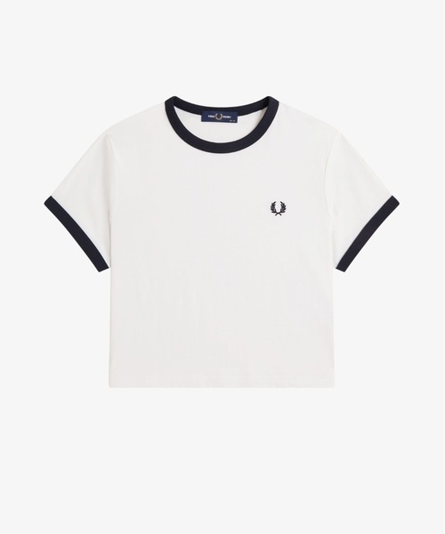 FRED PERRY（フレッドペリー） tシャツ Cropped Ringer T-Shirt