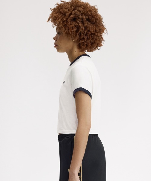 FRED PERRY（フレッドペリー） tシャツ Cropped Ringer T-Shirt