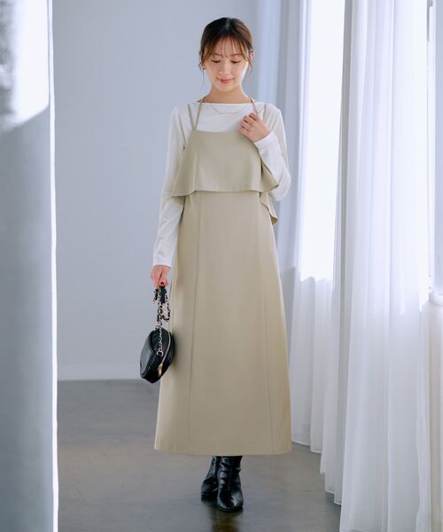 ワンピースバラパック バックリボン花柄ワンピ＊Z292 | cherie ange