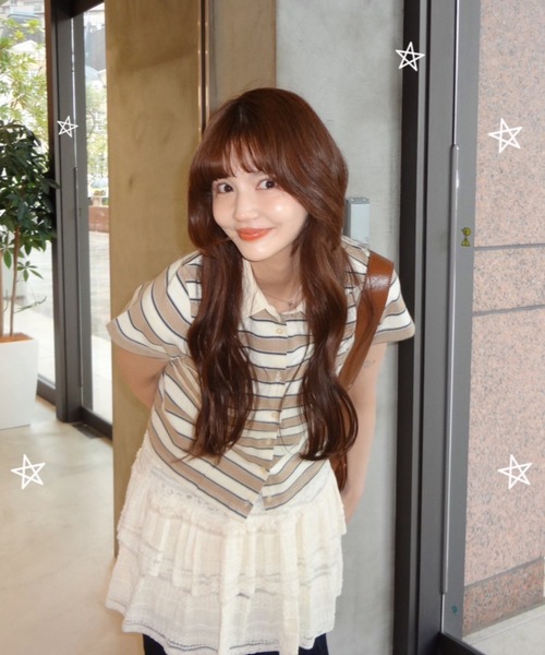 ポロシャツ ポロ border polo shirt／ボーダーポロシャツ レディース ポロシャツ ポロ border polo shirt／ボーダーポロシャツ