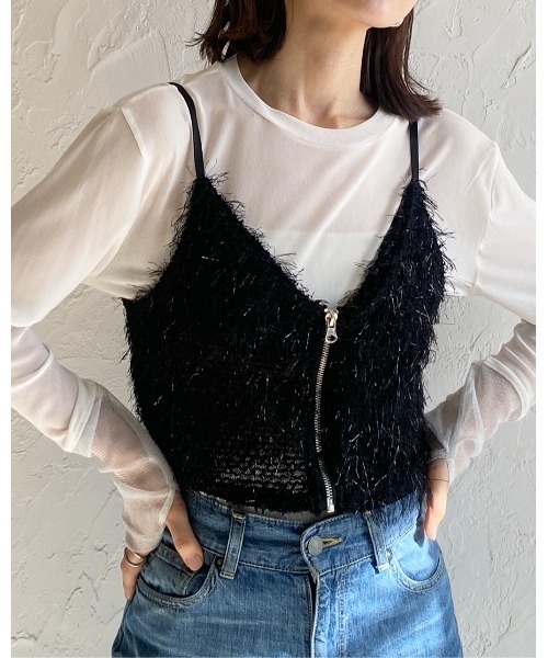 ベスト ジレ 総柄 ビスチェ レディース : ZOZOTOWN Yahoo!店
