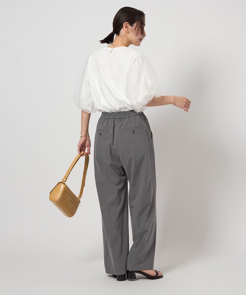 ■オルマイワイドパンツ2点セット（38)Green label relaxing at ease＞オルマイ ワイド パンツ