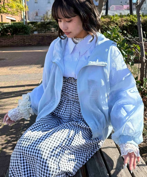AS KNOW AS（アズノゥアズ） ブルゾン アウター ○「軽量」フーディ