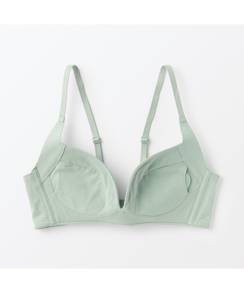無印良品（MUJI） ブラジャー 婦人 ノンワイヤー胸の形を整える