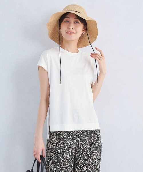 green label relaxing tシャツ グロッシー フレンチスリーブ T