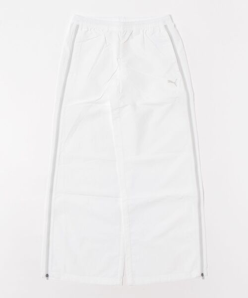 PUMA レディース パンツ ホワイト PUMA（プーマ） ワイドパンツ パンツ W DARETO RELAXED WOVEN ZIP-OFF