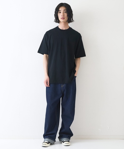 Hanes（ヘインズ） tシャツ 「HANES/ヘインズ」「7.0oz 究極の先染め黒