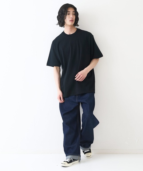 Hanes（ヘインズ） tシャツ 「HANES/ヘインズ」「7.0oz 究極の先染め黒