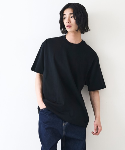 Hanes（ヘインズ） tシャツ 「HANES/ヘインズ」「7.0oz 究極の先染め黒