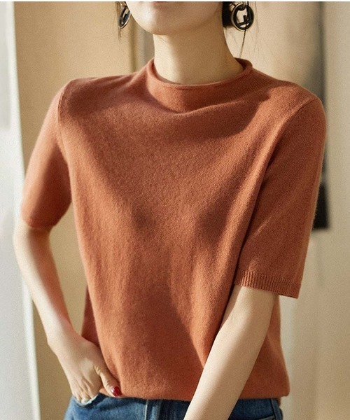 ニット セーター リピート買い多数。選べるネックデザインで“今っぽさ