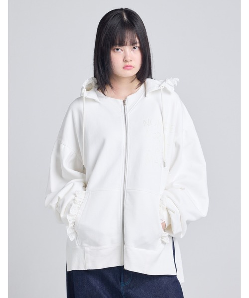 「Little sunny bite」 プルオーバーパーカー SMALL ブラック レディース