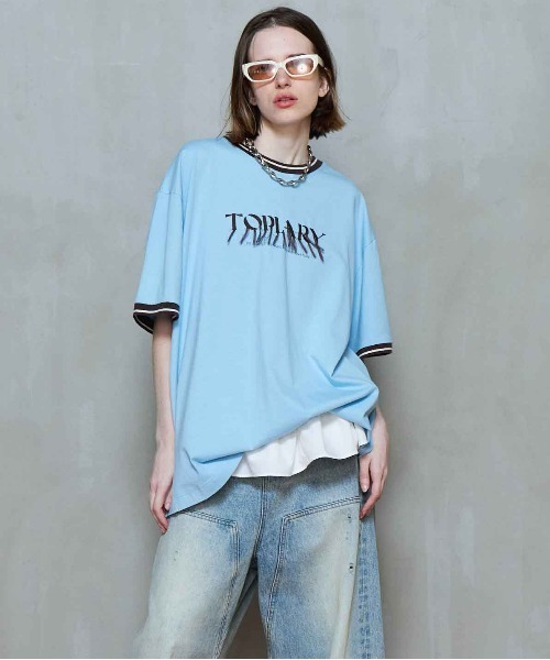 MAISON SPECIAL（メゾンスペシャル） tシャツ 半袖 Fringe Embroidery
