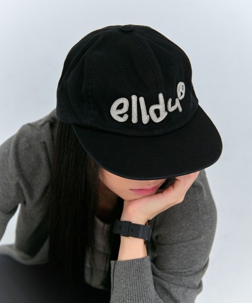 ELLDU ■ Eldu Applique キャップ elldu キャップ 帽子 「elldu/エルドゥ」エルドゥ アップ