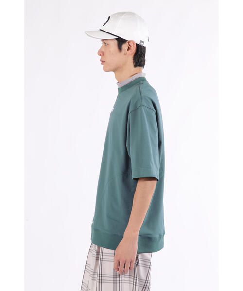 ハーフスリーブクルーネックスウェット Champion × WIND AND SEA リバースウィーブ(R) ハーフ スリーブ