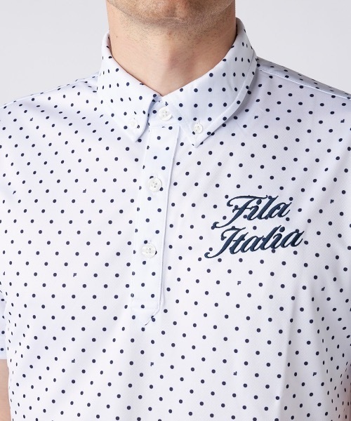 FILA GOLF シャツ 「FILA GOLF:フィラゴルフ」ドット柄