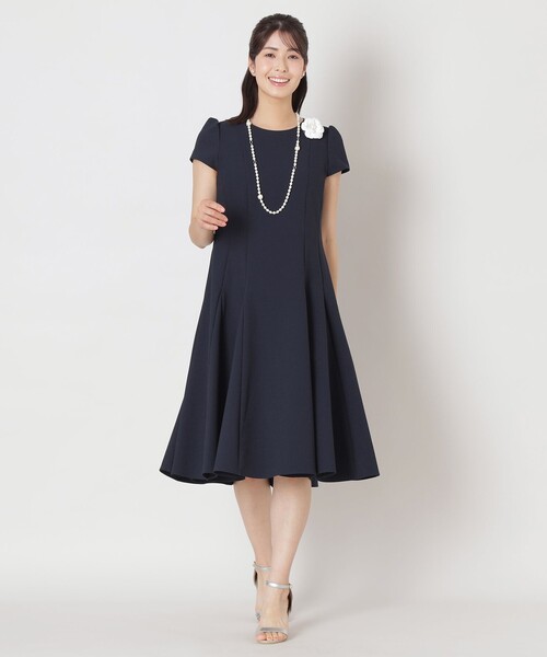 TO BE CHIC（トゥー ビー シック） ワンピース シアサッカー パネル