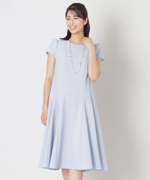 TO BE CHIC（トゥー ビー シック） ワンピース シアサッカー パネル