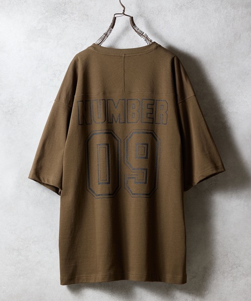 05-06AW NUMBER(N)INE 半袖Tシャツ　CLUB FOOT 茶色 05-06AW NUMBER(N)INE 半袖Tシャツ CLUB FOOT 茶色