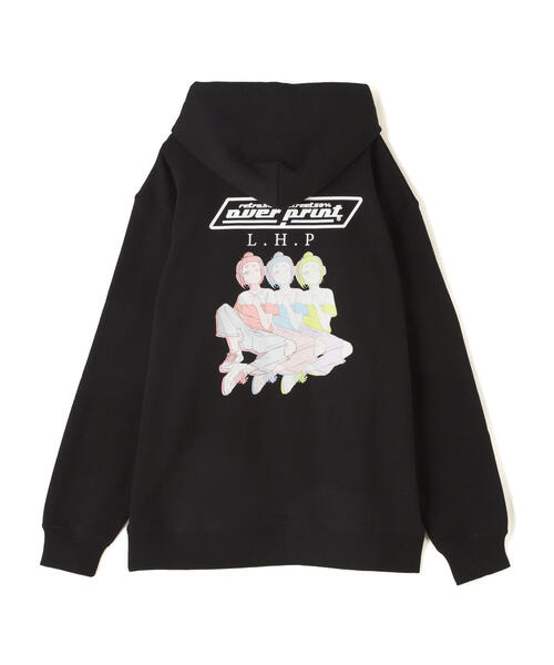 パーカー overprint/オーバープリント/「LHP EXCLUSIVE」Deley Hoodie レディース メンズ over print パーカー overprint/オーバープリント/「LHP