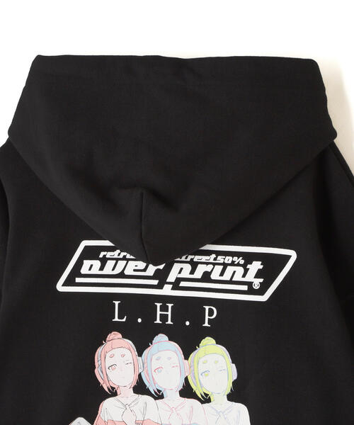 パーカー overprint/オーバープリント/「LHP EXCLUSIVE」Deley Hoodie レディース メンズ over print パーカー overprint/オーバープリント/「LHP