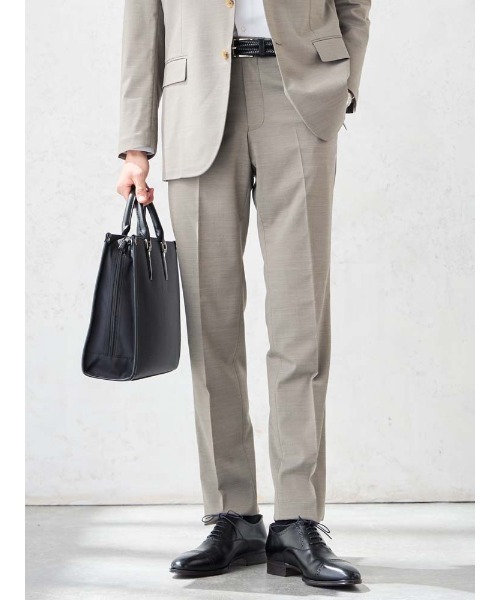 J3048美品ジェルマーノサイドアジャスター2プリーツトロピカルウールスラックス GERMANO ジェルマーノ ITAL STYLE WEAR イタルスタイル ウェア
