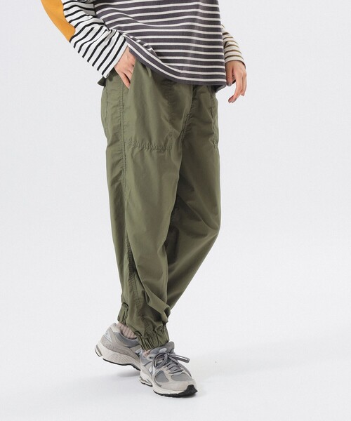 BEAMS BOY / ベイカー ジョガー パンツ　ミリタリー　カーゴ　カーキ ミナミのトキメキお裾分け 〜ベイカージョガーパンツ