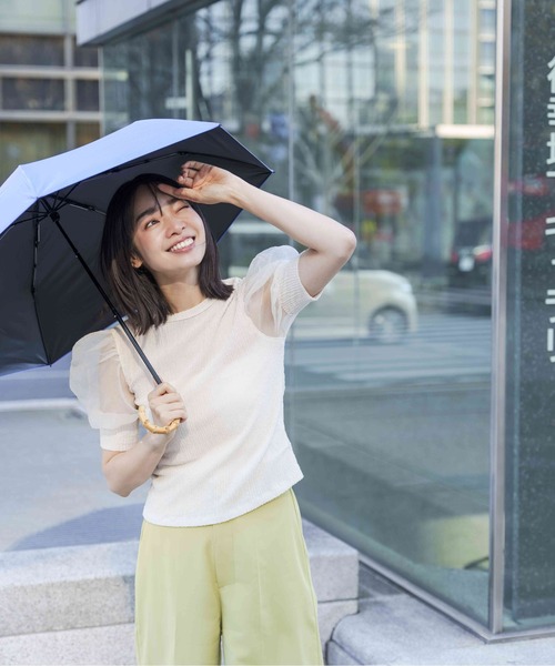mabu（マブ） 日傘 完全遮光 折りたたみ傘 折り畳み 軽量 晴雨兼用 7本