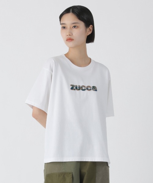 「ZUCCa」 半袖Tシャツ M size ホワイト レディース