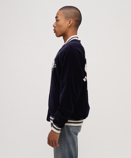 AVIREX Sovenir Jacket スカジャン ベルベット AVIREX（アヴィレックス） スカジャン 「AVIREX」ベルベットスカジャン